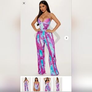 Vibrant Tie-Dye Two piece set